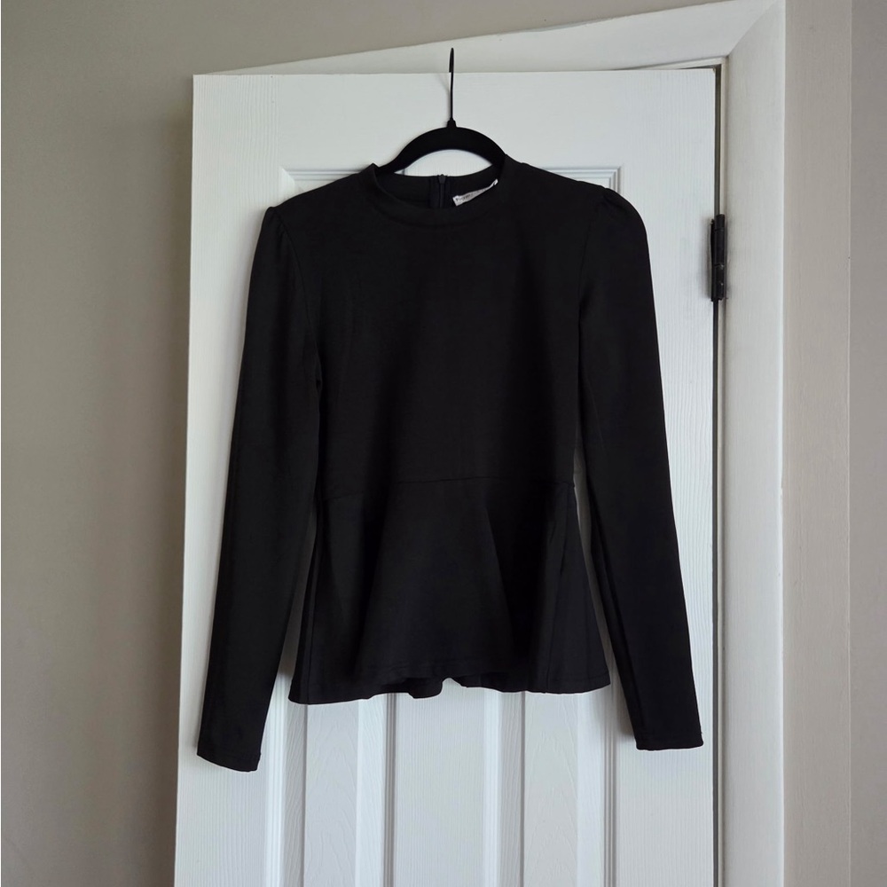 Patrizia Luca Black Long Sleeve Top